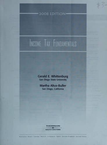 Income Tax Fundamentals