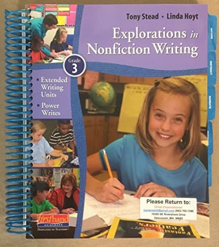 Explorations in Nonfiction Writing Grade 3