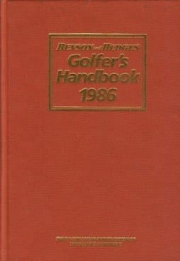 Benson and Hedges Golfer's Handbook 1986