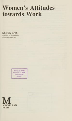 Women’s Attitudes towards Work