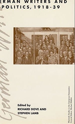 German writers and politics, 1918-1939