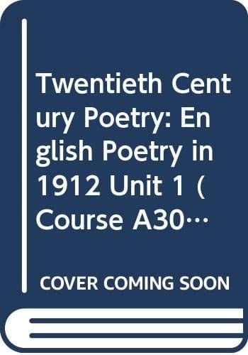 English Poetry in 1912