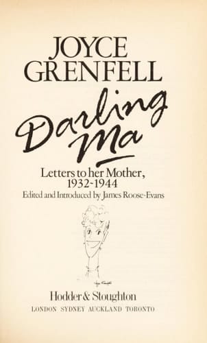 Darling Ma Letters to Her Mother, 1932-1944