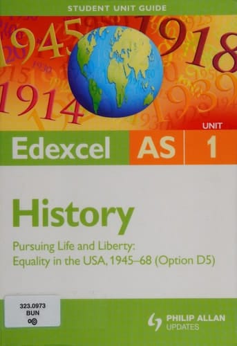 History Pursuing Life and Liberty - Equality in the USA, 1945-68 (Option D5)