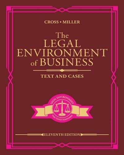 The Legal Environment of Business: Text and Cases (MindTap Course List)