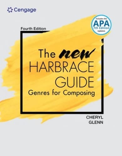 The New Harbrace Guide: Genres for Composing (with 2021 MLA Update Card)