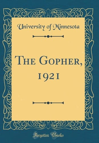 The Gopher, 1921 (Classic Reprint)
