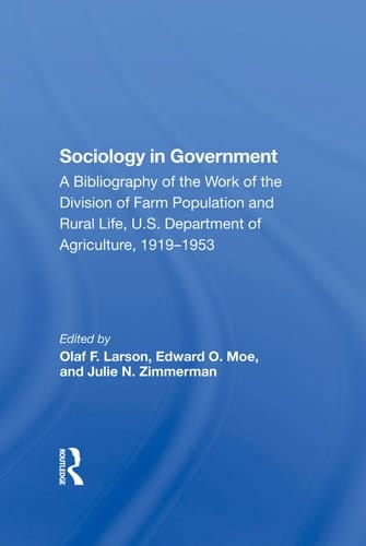 Sociology in Government