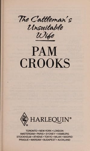 The Cattleman's Unsuitable Wife