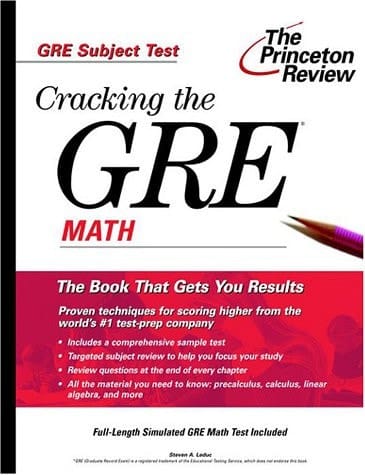 Cracking the GRE Math Subject Test