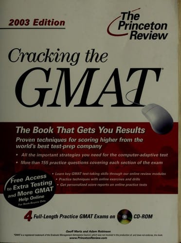 Cracking the GMAT with Sample Tests on CD-ROM