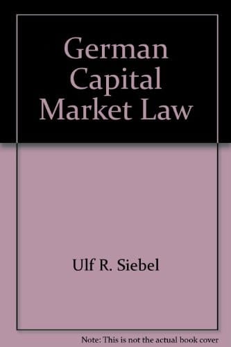 German capital market law