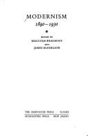 Modernism, 1890-1930 (Pelican guides to European literature)