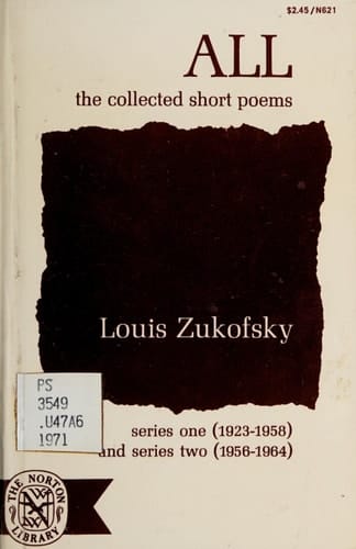All the Collected Short Poems, 1923-1958