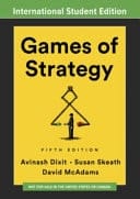 Games of Strategy (Fifth International Student Edition)