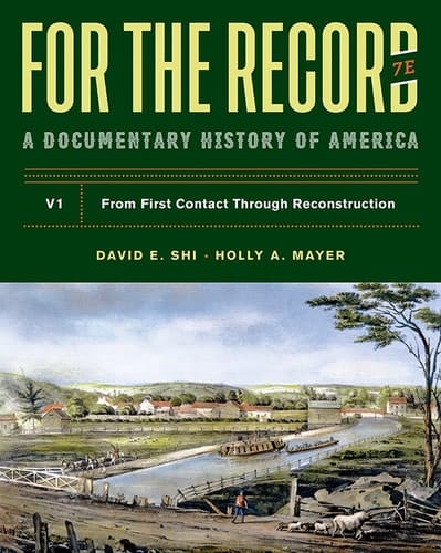 For the Record A Documentary History