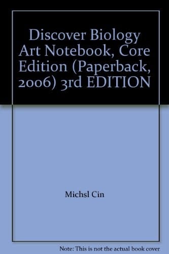 Discover Biology Art Notebook, Core Edition