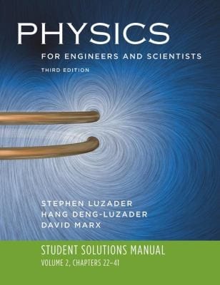 Student Solutions Manual To Accompany Physics For Engineers And Scientists Third Edition Hans Ohanian John Markert