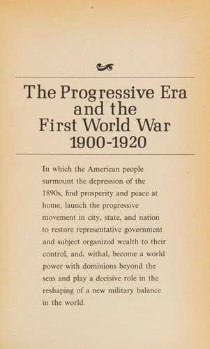 American Epoch; a History of the United States Since 1900
