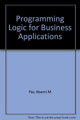 Programming Logic for Business Applications