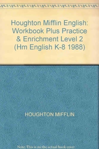 English, Grade 2 Workbook Plus Practice & Enrichment Houghton Mifflin English
