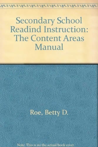 Secondary School Reading Instruction The Content Areas