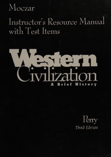 West Civilization Testbank