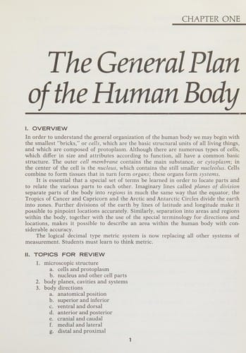 Structure and Function of the Human Body