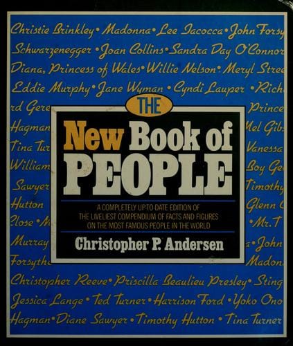 New Book of People (1986. Photographs, Capsule Biographies and Vital Statistics of Over 500 Celebrities)