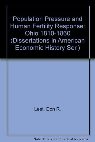 Population Pressure and Human Fertility Response Ohio, 1810-1860