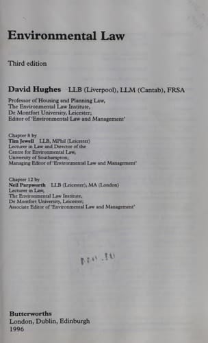 Environmental Law