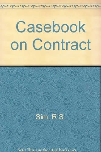 Casebook on Contract