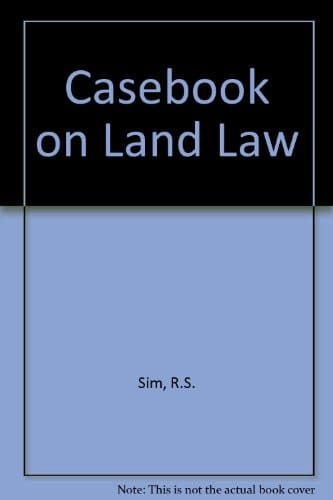 Casebook on Land Law