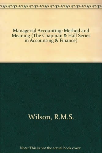 Managerial Accounting Method and Meaning