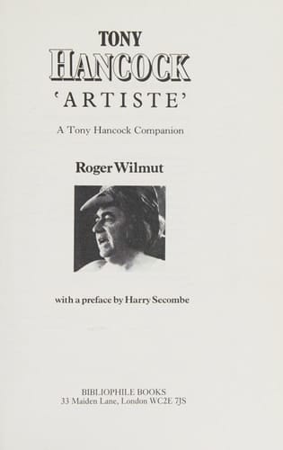 Tony Hancock "artiste" A Tony Hancock Companion