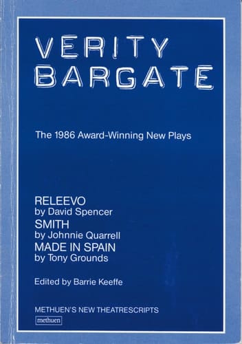 VERITY BARGATE PLAYS 1986 (Methuen Paperback)