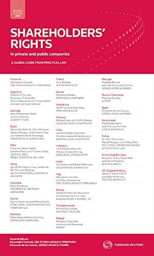 Shareholders' Rights in Private and Public Companies A Global Guide from Practical Law