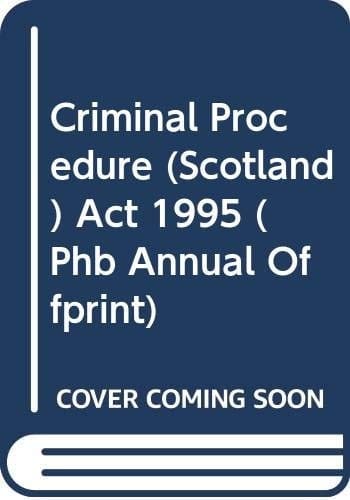 Criminal Procedure (Scotland) Act 1995