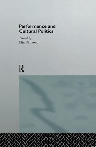 Performance and Cultural Politics