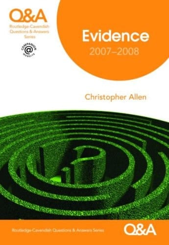 Evidence 2007-2008
