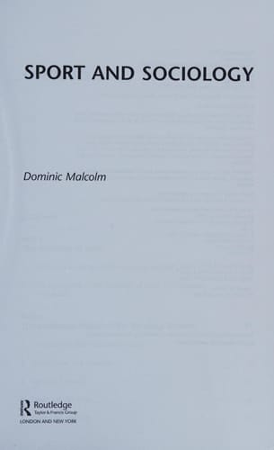 Sport and Sociology