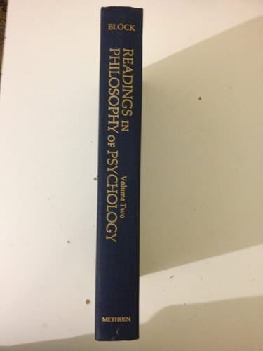 Readings in Philosophy of Psychology