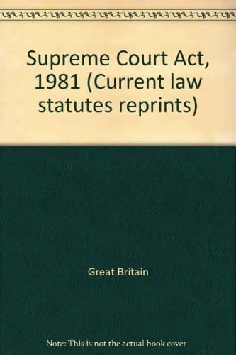 The Supreme Court Act 1981