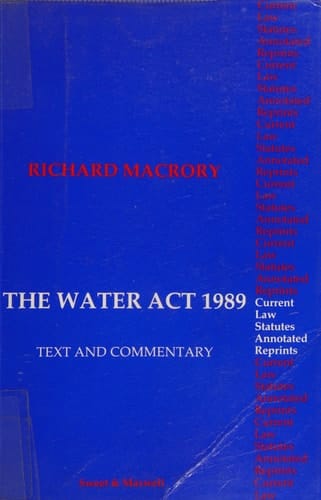 Water Act 1989