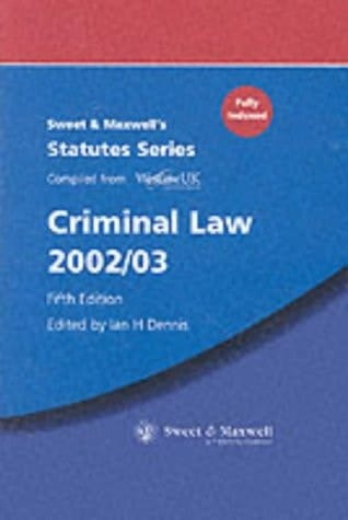 Criminal Law 2002-2003