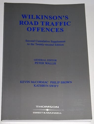 Wilkinson's Road Traffic Offences