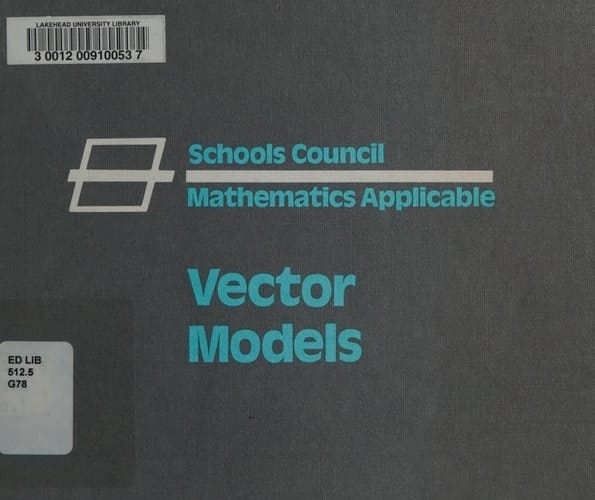 Mathematics Applicable Vector Models