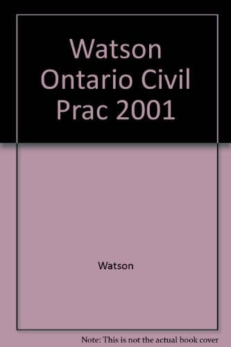 Ontario Civil Practice 2001