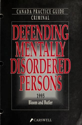 Defending Mentally Disordered Persons, 1995