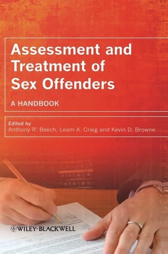 Assessment and Treatment of Sex Offenders A Handbook